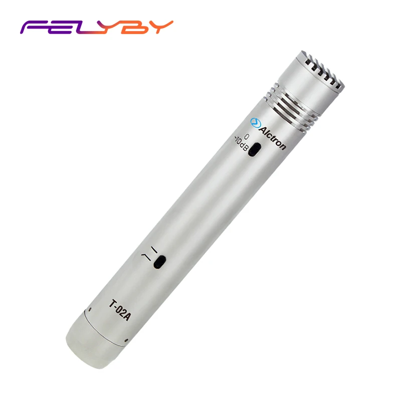 FELYBY T02A конденсаторный микрофон для музыкального инструмента для фортепиано гитары профессиональный звукозаписывающий микрофон