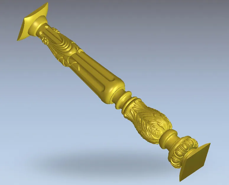 

3d модель для ЧПУ в stl-формата для фрезерный станок с ЧПУ выгравировать вырезать artcam aspire часть мебели ноги M250 (32)