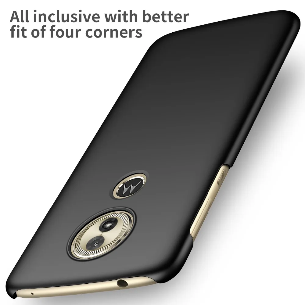 Чехол для Motorola Moto G7 E5 Plus G5S с полной защитой жесткие Матовые чехлы из