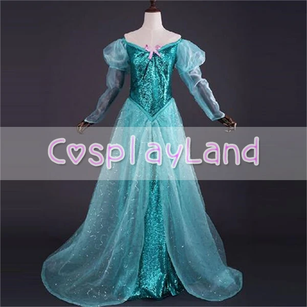 Платье Русалочки для взрослых костюм Хэллоуина большие размеры | Тематическая