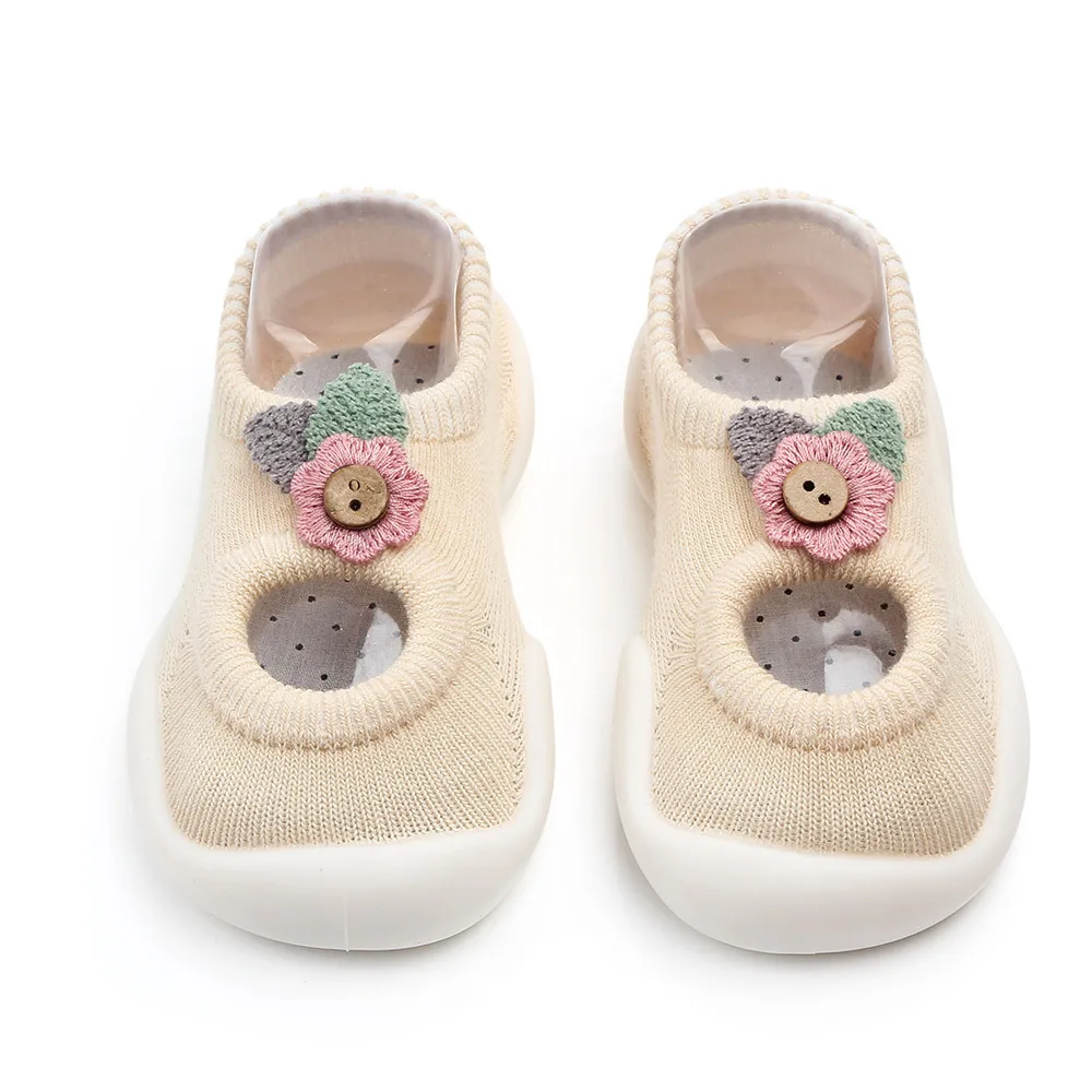 Детские носки Дышащие на резиновой подошве для новорожденных сезон весна-лето