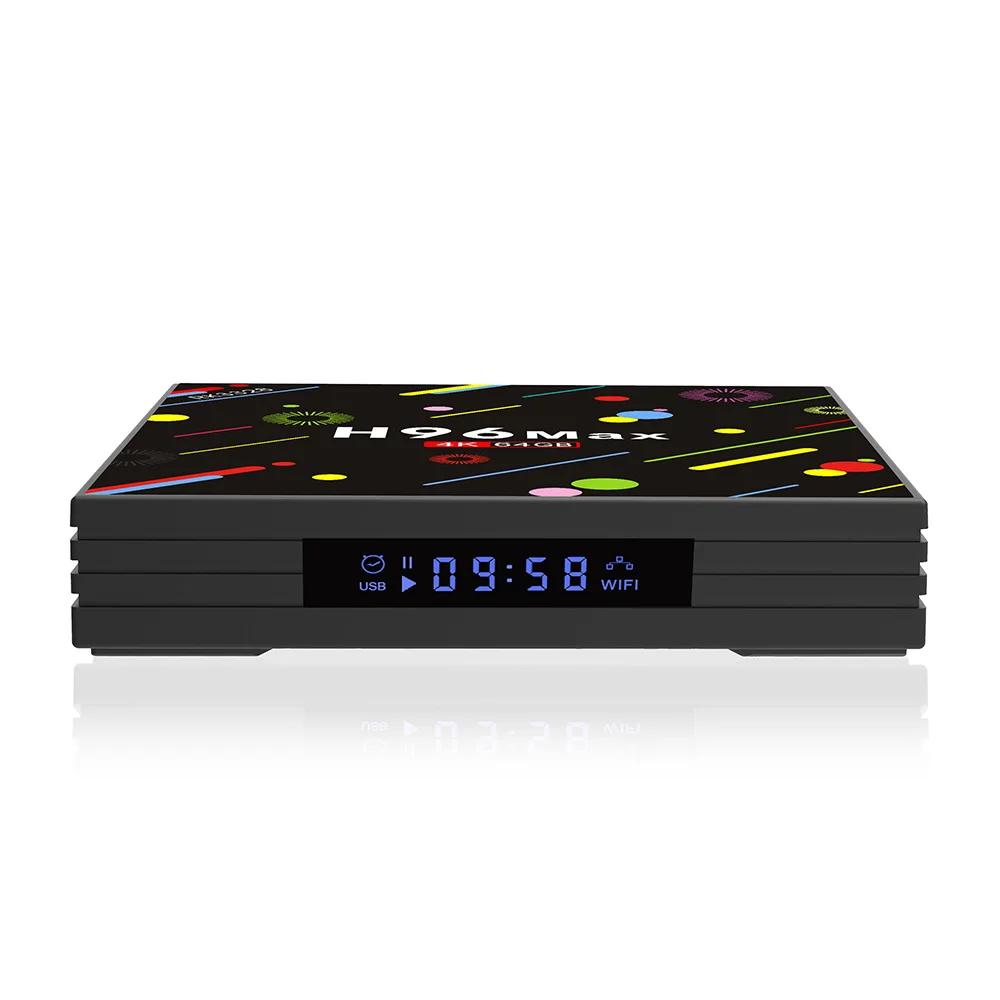 H96 MAX H2 Android 7 1 Smart TV Box 4 Гб RAM 64 ROM телеприставка RK3328 2 4G/5G WiFi 4K H.265 BT4.0 медиаплеер PK
