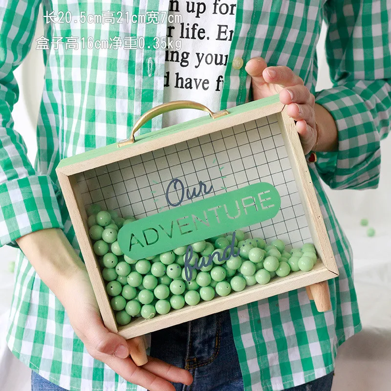 Креативные деревянные коробочки для денег художественные свежие украшения