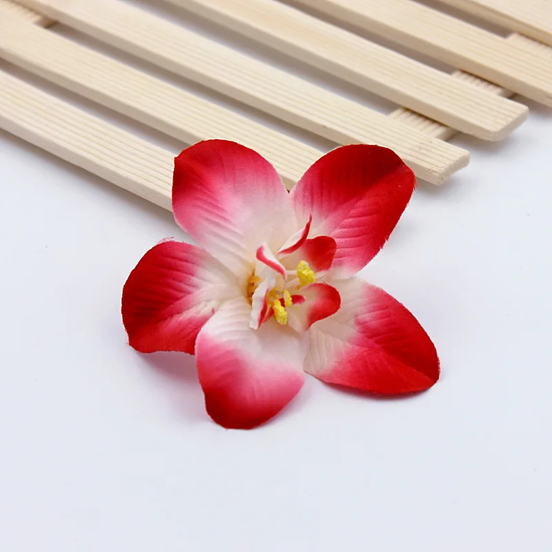 30 шт./лот 7 5 см Шелковый венок для цветов имитация тюльпана одежда свадьбы