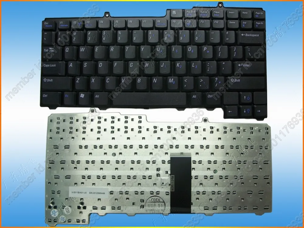 Бесплатная доставка новая клавиатура для Dell Inspiron 6400 630M 640m 9400 E1405 E1501 E1505 E1705 XPS M140 M1710