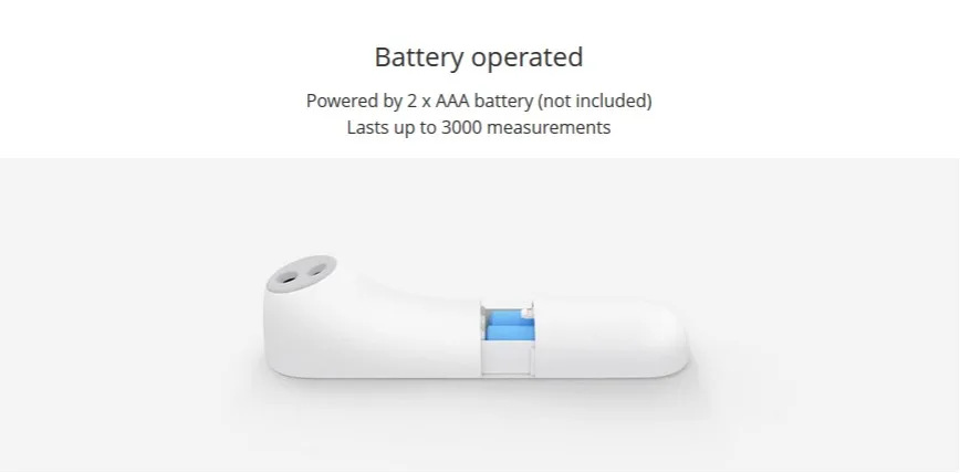 Mijia Xiaomi iHealth клинический термометр Бесконтактное измерение Точный Цифровой Инфракрасный с светодиодный экраном