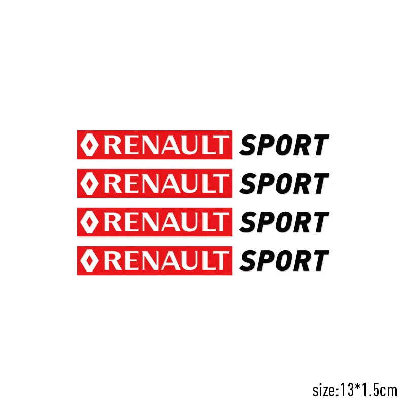 4 шт. наклейки на ручки renault duster megane 2 logan clio laguna scenic sandero|for renault|sticker sportcustom decal |
