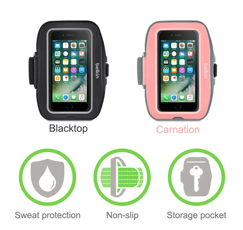Belkin Премиум Спорт-Fit плюс Чехол для iPhone 8/7 4 7 &quotБег с ключ карман хранения ручной