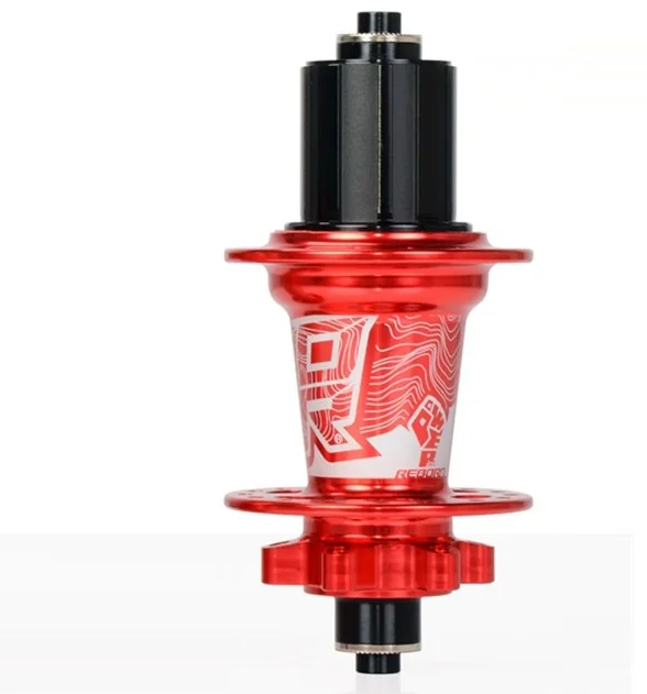 32H Rear RED Fmfxtr 28/32/36 отверстие Передняя, Задняя Ступица 100/135 мм 142 мм дисковый тормоз ротора XD кассета концентратор основы для пересчета для shimanosram - Цвет: 32H Rear RED