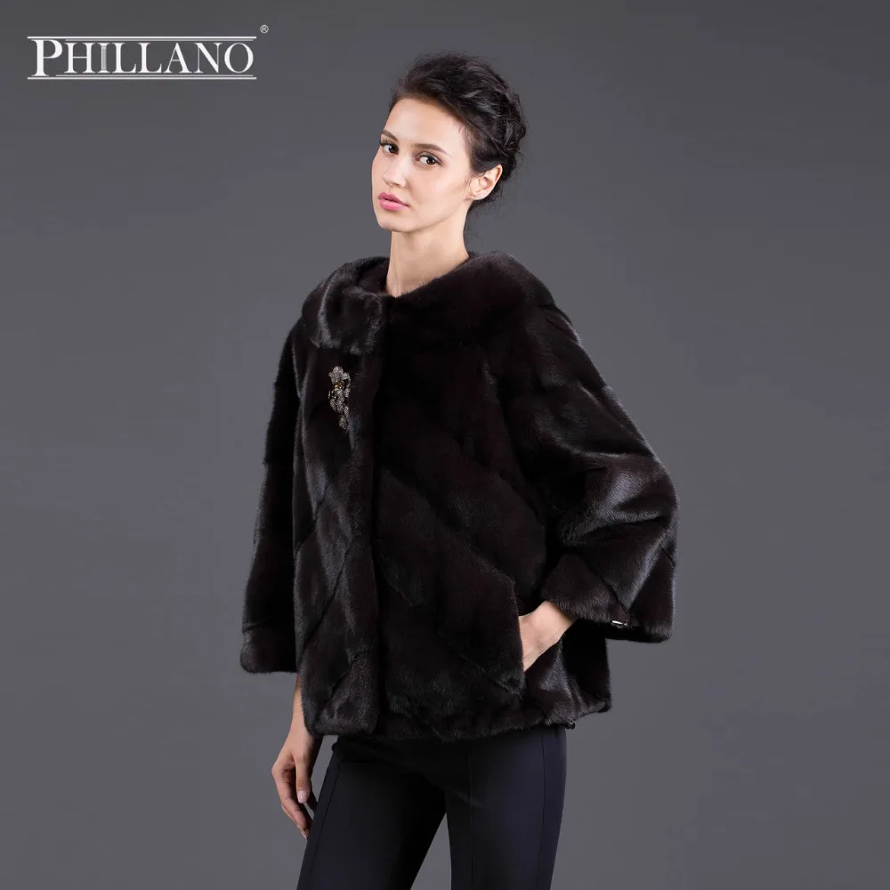 Горящие Товары PHILLANO 2016 Новое Поступление Короткая Модель Женская Куртка Меховая