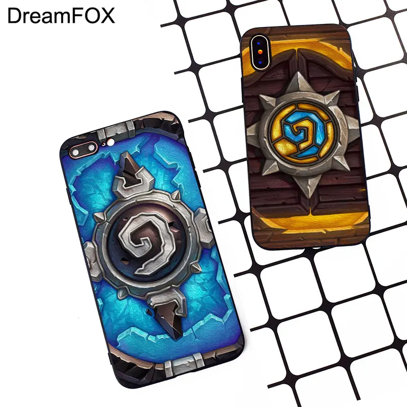 M236 Hearthstone Heroes Черный силиконовый чехол для Apple iPhone 11 Pro XR XS Max X 8 7 6 6S Plus 5 5S 5G SE |
