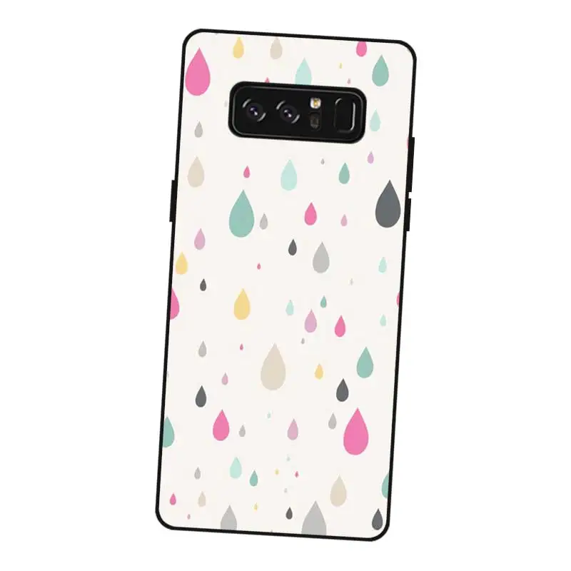 P170 Черный силиконовый чехол в горошек для samsung Galaxy Note 3 4 5 8 9 10 Plus M10 M20 |