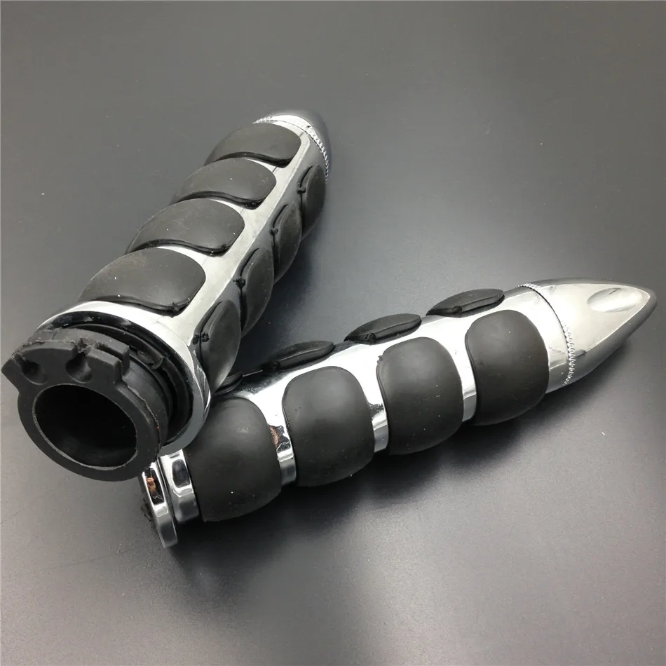 Резиновые рукоятки для мотоцикла 1 пара 7/8 дюйма 22 мм резиновый руль Harley Chopper Bobber