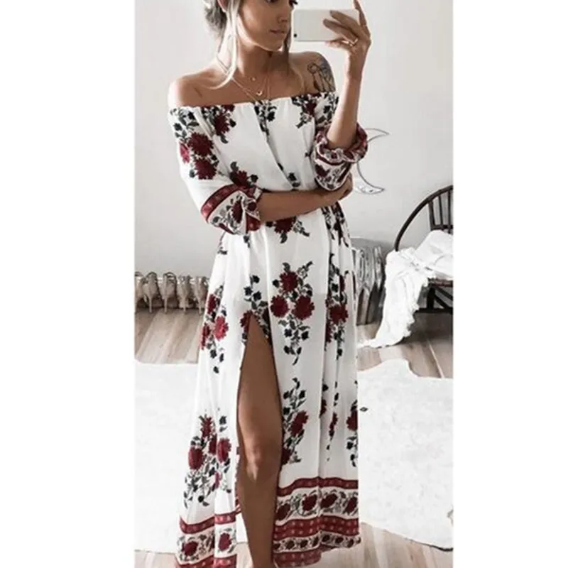 2021 Новинка летняя Женская обувь в винтажном стиле Платье Цветочный принт с