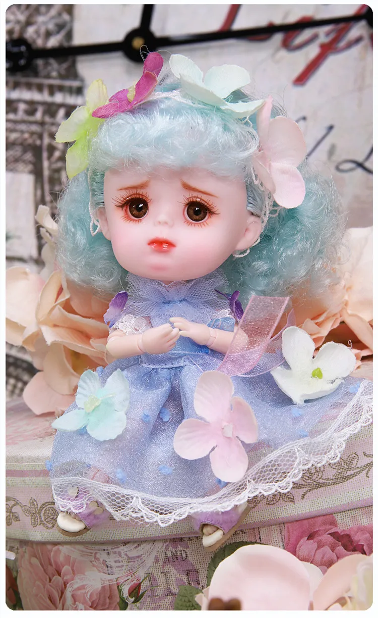 1/12 BJD кукла 26 шарнирное тело 14 см мини кукла серия DODO кукла с костюмом и обувью макияж и коробка в подарок OB11