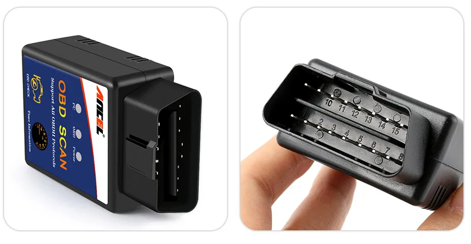 Ancel ELM327 OBD2 Bluetooth сканер ELM 327 V1.5 OBD 2 авто ODB автомобильный диагностический инструмент для считывания кода двигателя диагностический инструмент