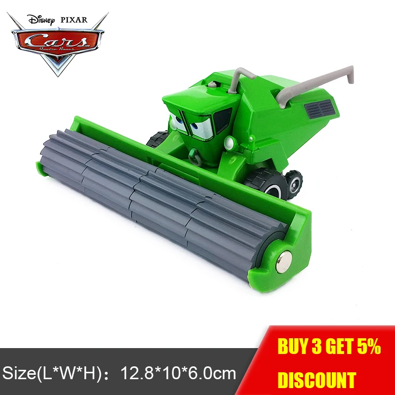 Disney Pixar Cars Green Frank 1:55 автомобиль Развивающие игрушки модель автомобиля для