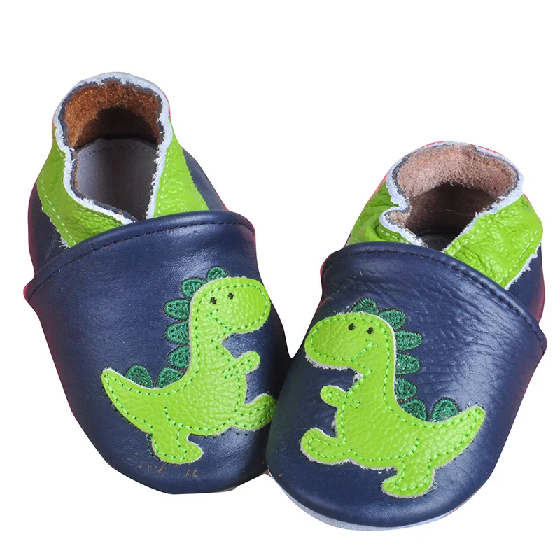 Mother Nest Soft Leather Baby Boys Girls Infant Shoes Slippers 0-6 6-12 12-18 New Style Skid-Proof Kids |