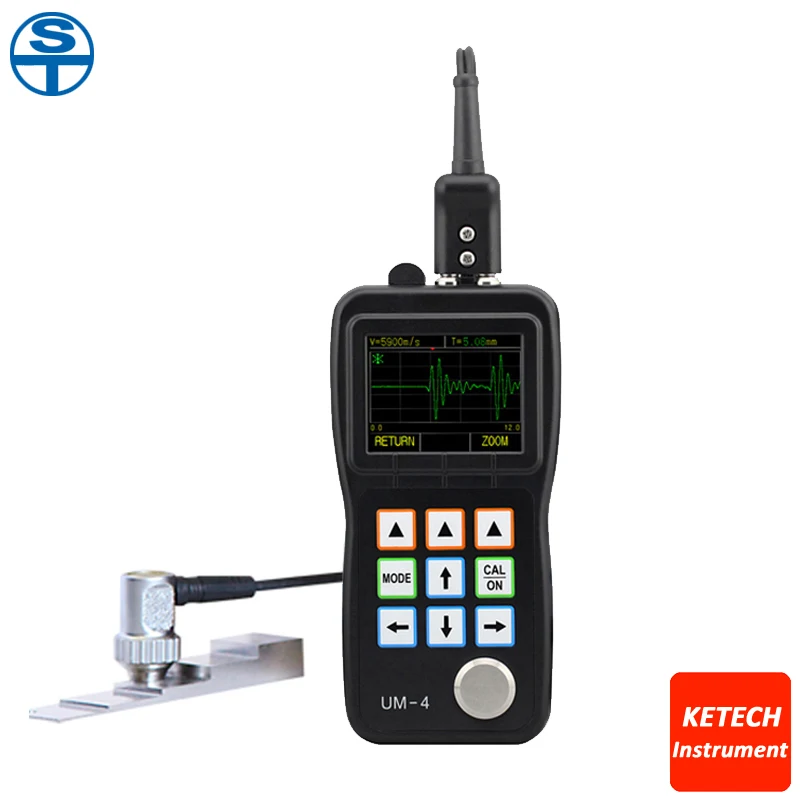 

NEW UM4 A-Scan Ultrasonic Thickness Gauge