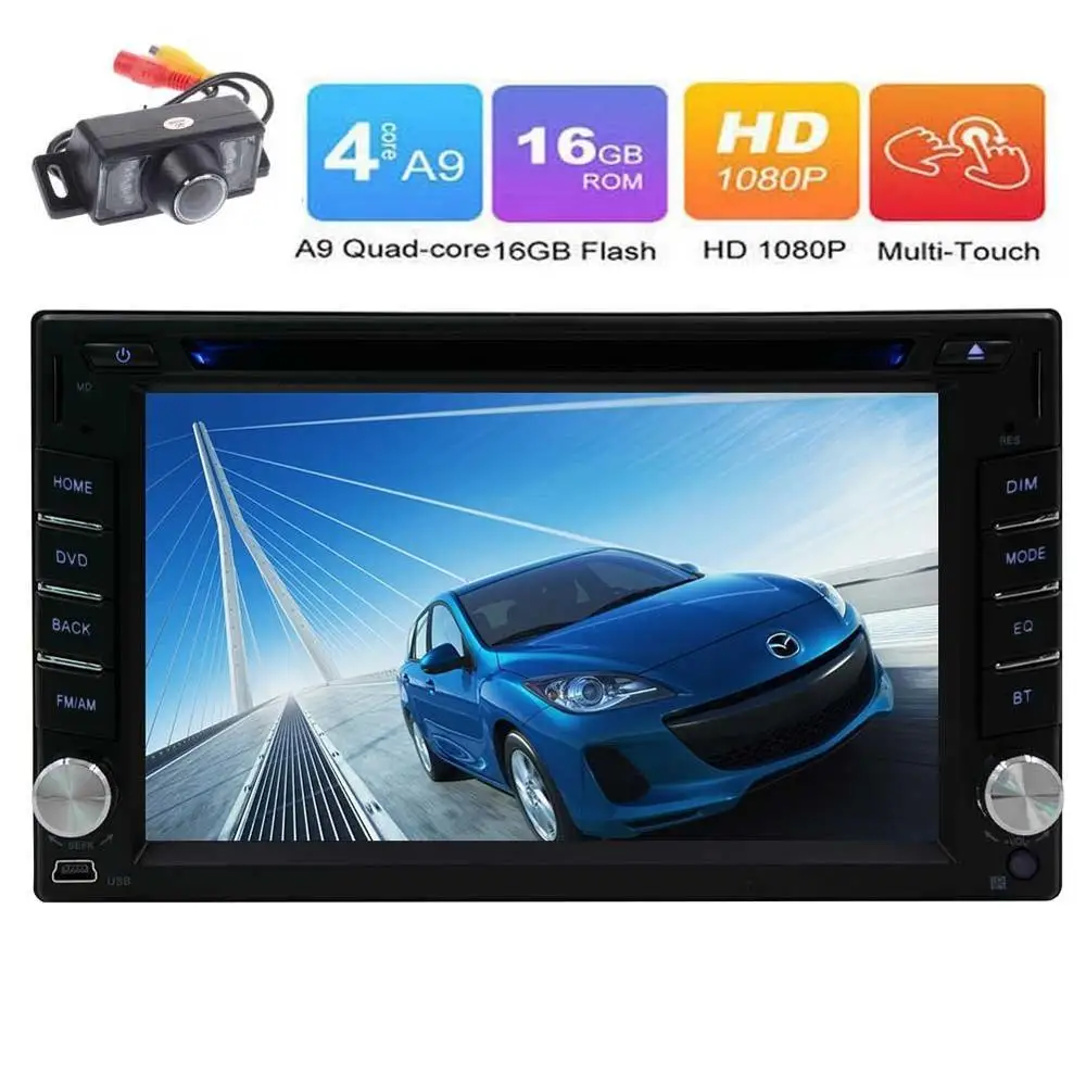 Двойной 2Din Android 6.0 Стерео DVD плеер в тире GPS навигации головное устройство