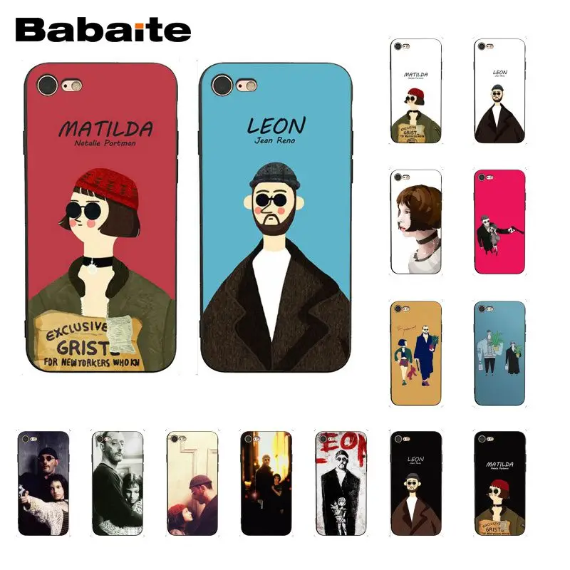 Leon Matilda Натали Портман фильм плакат чехол для телефона iPhone 12 11 Pro 11Pro Max 8 7 6 6S Plus X XS MAX