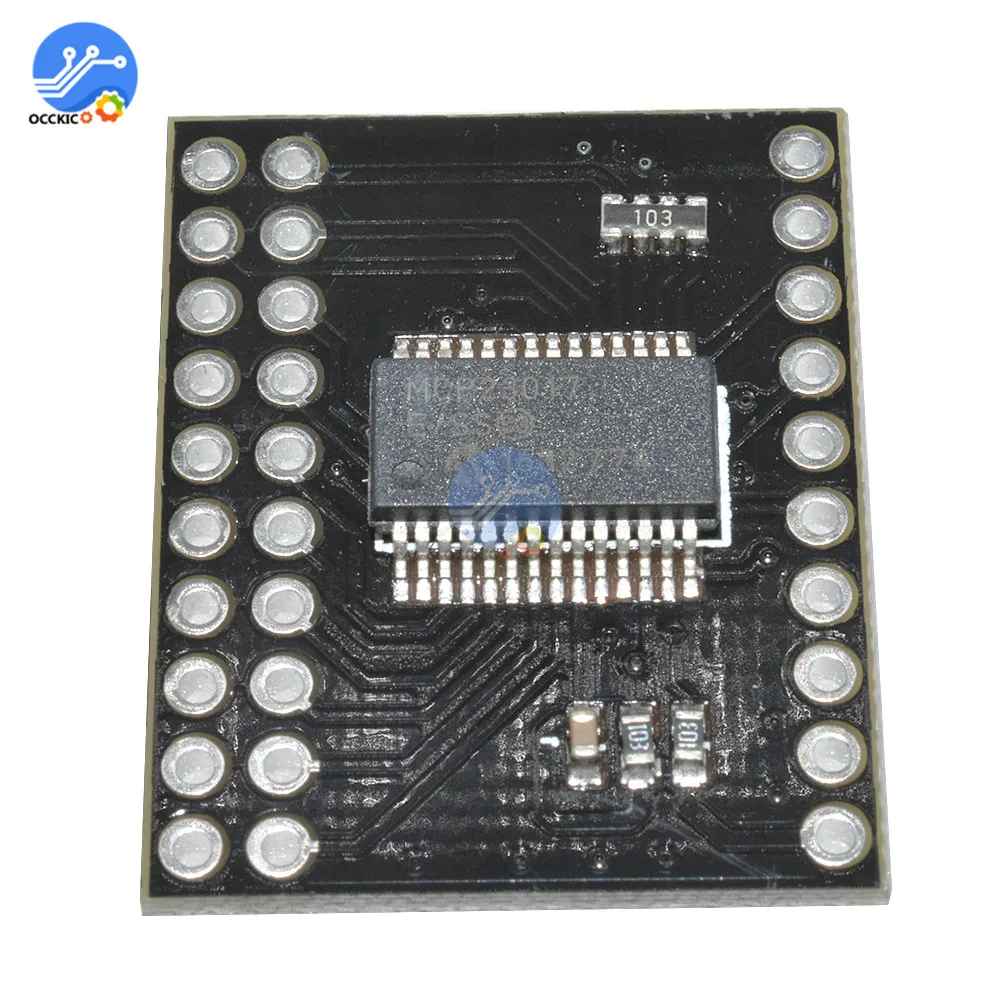 Модуль последовательного интерфейса IIC I2C MCP23017 SPI MCP23S17 двунаправленный 16 битный