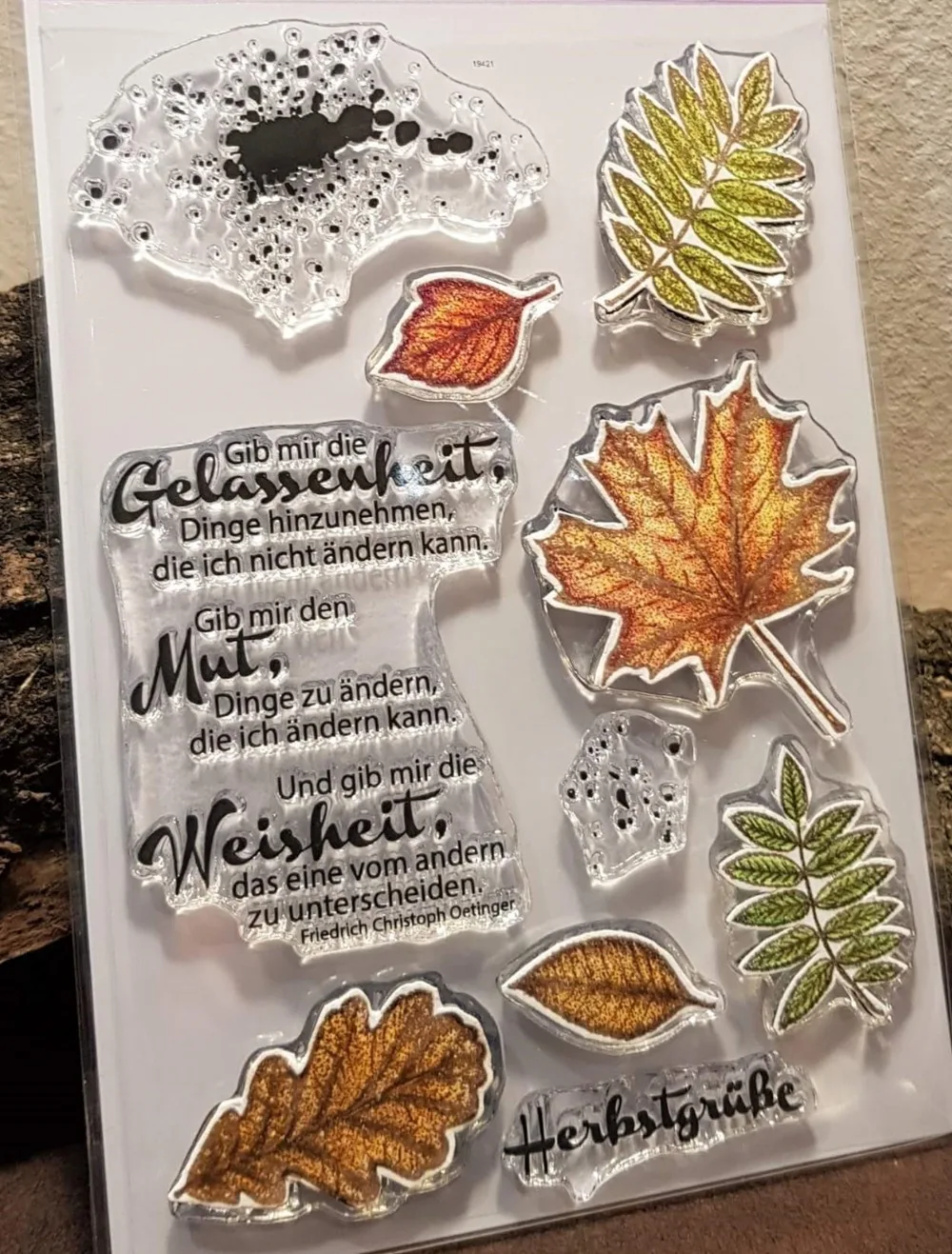 German leaf stamp Clear Stamp for Scrapbooking Transparent Silicone Rubber DIY Photo Album Decor | Дом и сад