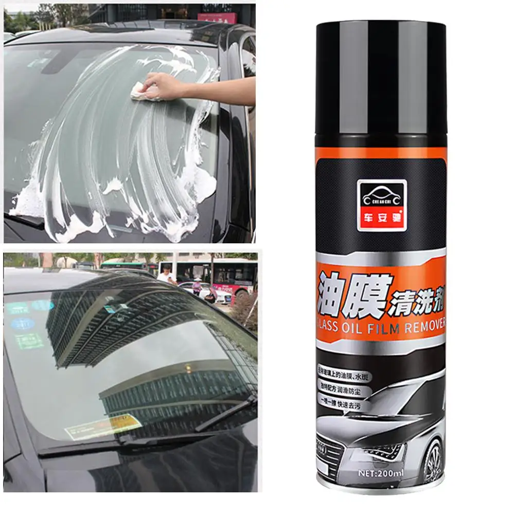 Очищающий агент для масляной пленки новый стиль 200 мл автомобильный передний