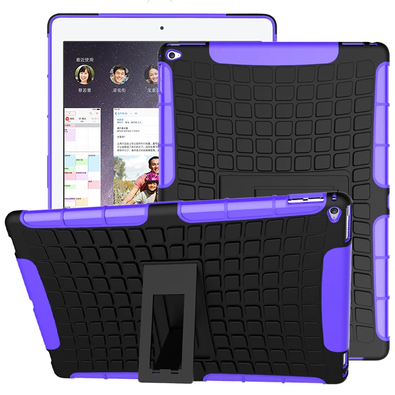 Heavy Duty Tablet Чехол Для iPad Pro 12.9 "A1584 A1652 Противоударный ТПУ + PC Жесткий Стенд e-book