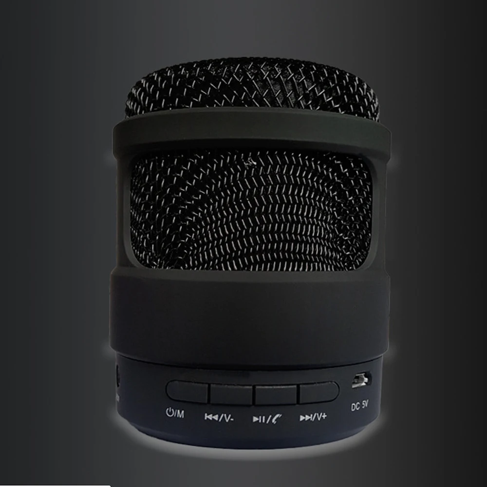 Встроенный микрофон творческий bluetooth динамик с FM радио карман портативный