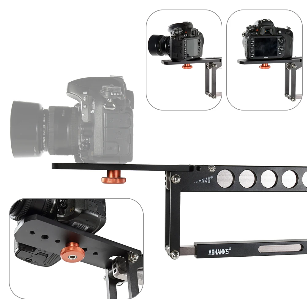 ASHANKS Фотография Портативный поворотный кран складной алюминиевый Pro Fotografica DSLR