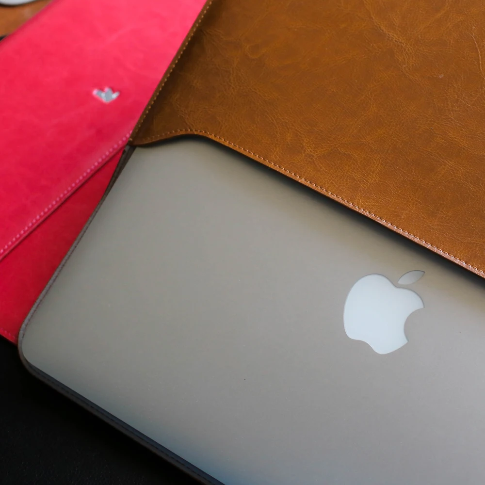 Jisoncase ноутбук лайнер рукав сумка для MacBook Air 11.6 кожаный чехол сумки для ноутбука чехол для Macbook Air 11 дюймов Магнитная застежка ноутбук корпус для ноутбука