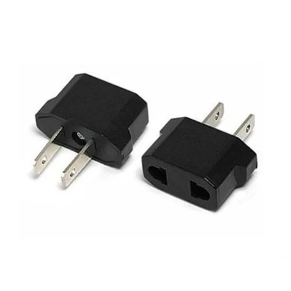 2000 шт. европейские и вилки адаптер с 2 штырьками для путешествий|eu plug power adapter|adapter