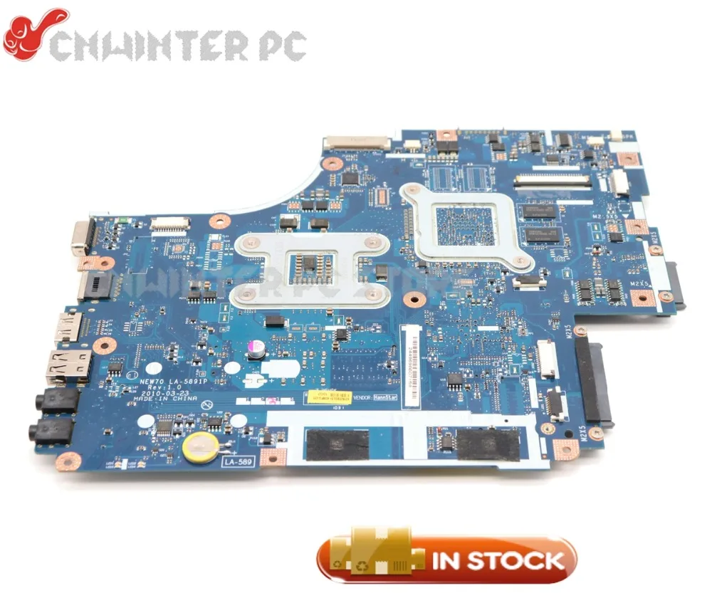 NOKOTION NEW70 LA-5891P MBWJR02001 MB. WJR02.001 для acer aspire 5742 5742G материнская плата для ноутбука HM55 DDR3 HD5470 graphics