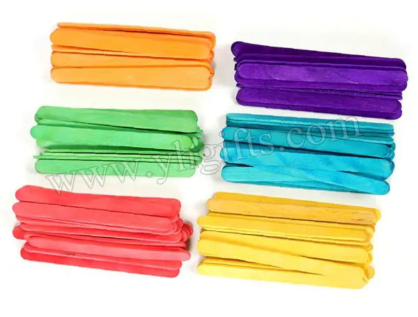 500 шт./лот деревянные палочки математические игрушки для мороженого блоки