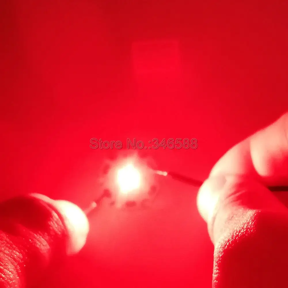Светодиодный светильник Cree XLamp XPE 10 шт. 1 Вт 3 фото красный 655 660нм 2 5 В 1000 мА