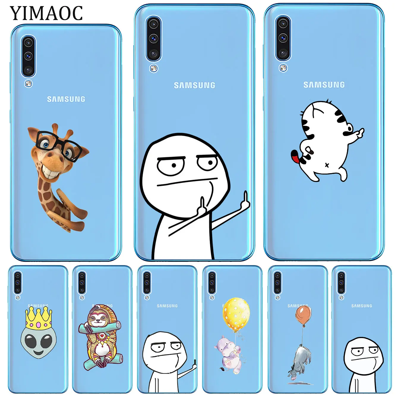 Мягкий чехол для Samsung Galaxy A70 A60 A50 A40 A30 A20 A10 M10 M20 M30 M40 A20E | Мобильные телефоны и