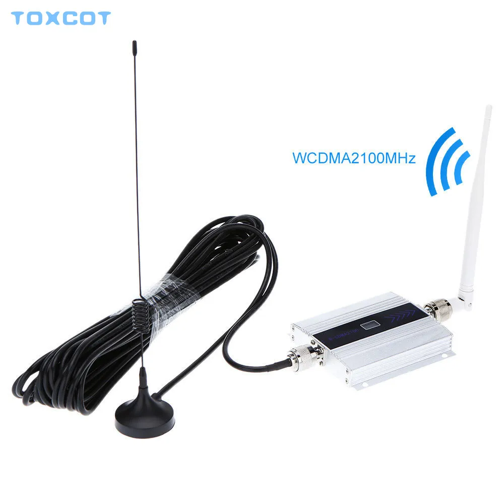 Мини W-CDMA усилитель сигнала 2100 МГц 3G повторитель WCDMA UMTS сотовый телефон Сотовый
