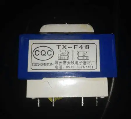 Wuxi SEG Точечные продажи иглы трансформатор мощности TX F48 220 В/13 в + 9 В 8 5 в|transformer