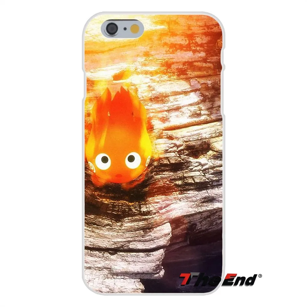 Studio Ghibli Howl's Moving Castle Silicone Phone Case For iPhone X 4 4S 5 5S 5C SE 6 6S 7 8 Plus Galaxy Grand Core Prime Alpha |