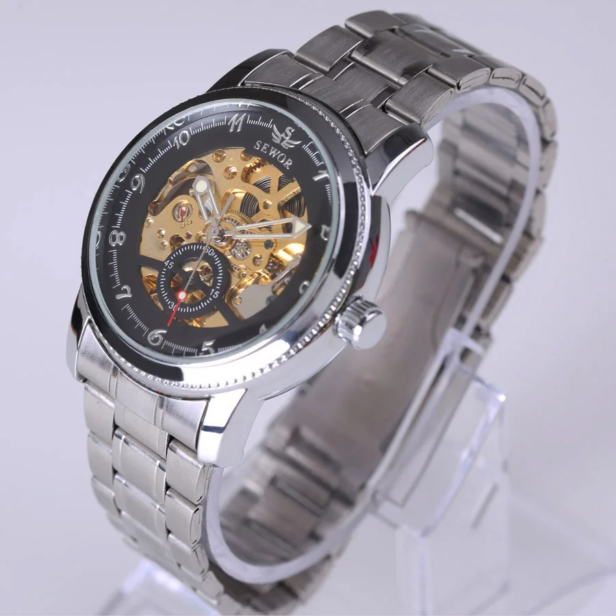 Часы SEWOR мужские винтажные автоматические механические|masculino|masculinos relogiosmasculino watch |