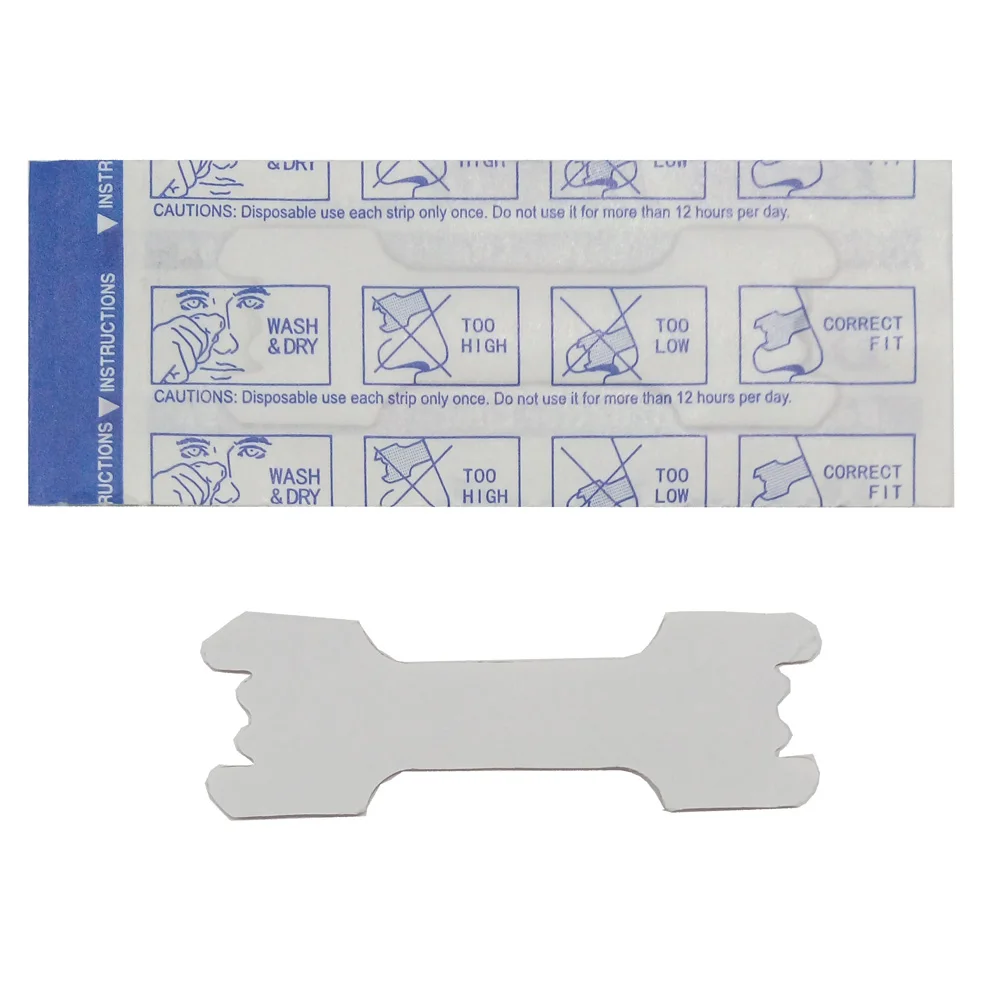 MQ 100pcs/lot Nasal Strips To Stop Snoring Improve Sleeping Anti-snoring Patches Snore Better Breathe Health Care Product | Красота и