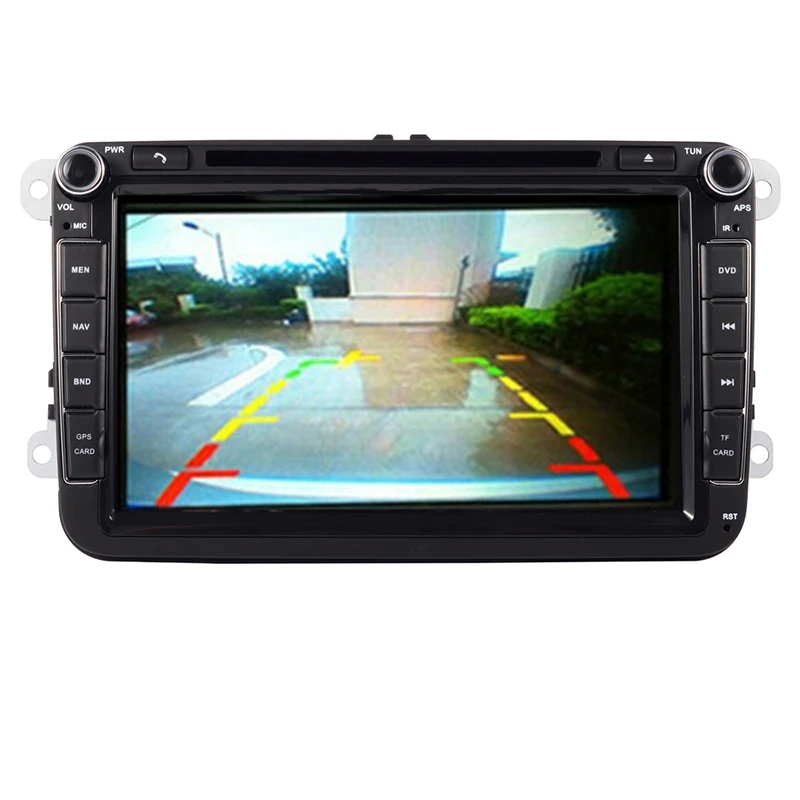 2 Din 8 дюймов Автомобильный dvd-плеер для VW POLO PASSAT Golf Skoda Octavia SEAT LEON с 3g радио gps навигация 1080P FM камера