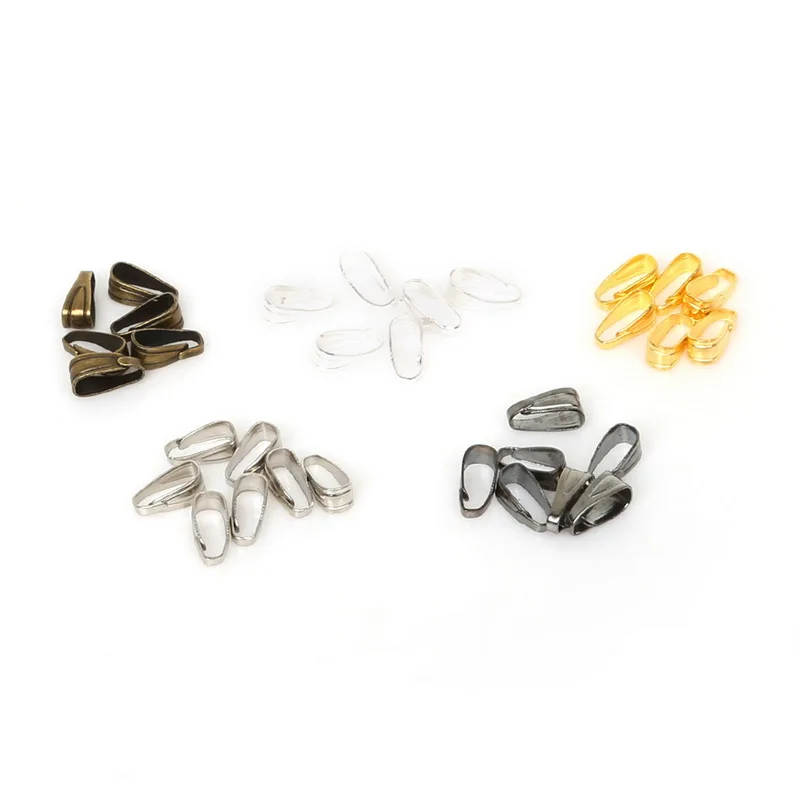 Новое поступление 100 шт. зажим для подвески Зажим Бейл соединители круглые бусины