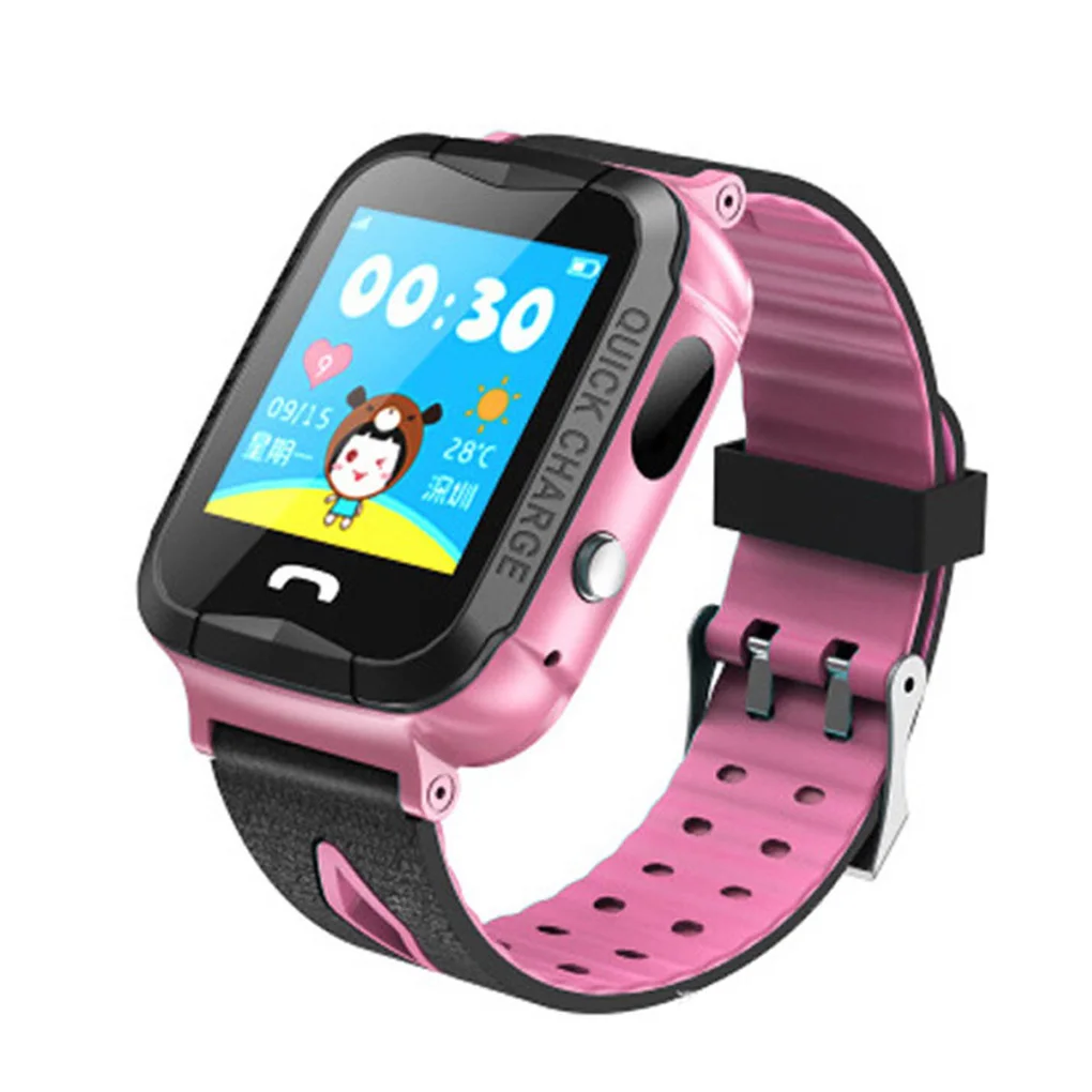 

Smart Watch Kids Real Time Tracking Wristwatch Waterproof Baby Watch Voice Chat Children HD Camera Smartwatch