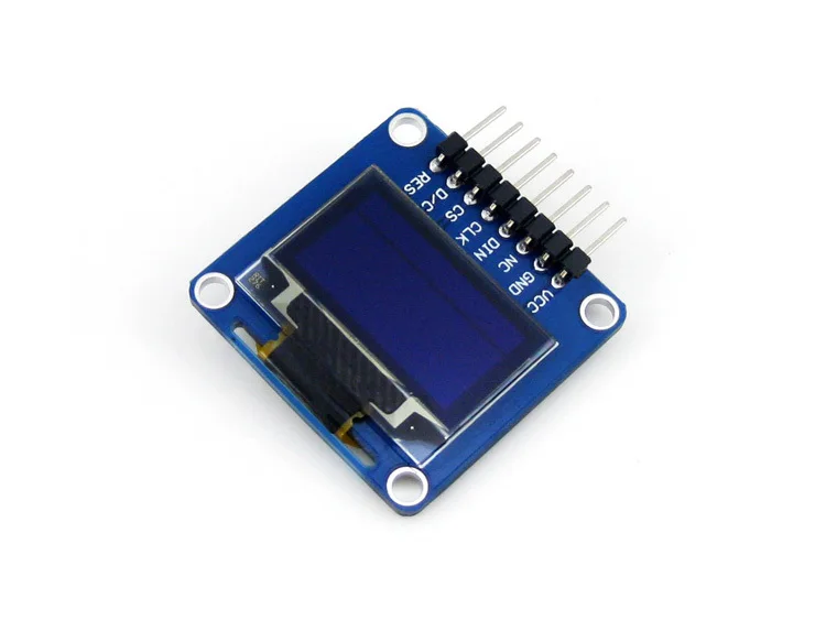 

Waveshare 10pcs/lot 0.96inch OLED (A) Display 128*64 Pixel I2C IIC SPI Curved/horizontal Pinheader SSD1306 Controller