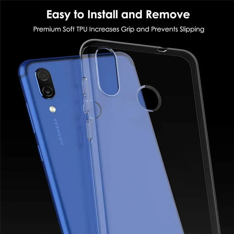 Чехол для Huawei P Smart 2019 прозрачный мягкий чехол POT-LX3 силиконовый телефона 6 21 |