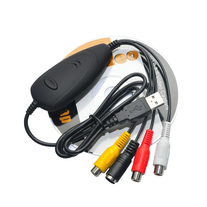 USB 2 0 HD видео захвата ТВ DVD VHS адаптер DVR Регистраторы конвертер аналогового аудио