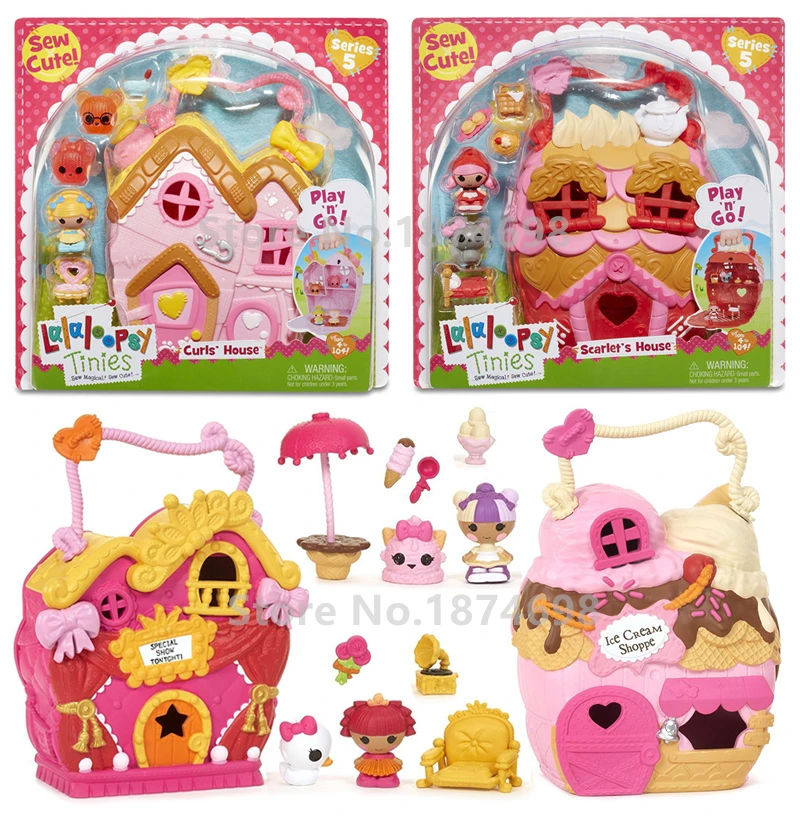 Новинка мини кукла Lalaloopsy набор домиков Tinies детские игрушки куклы для девочек