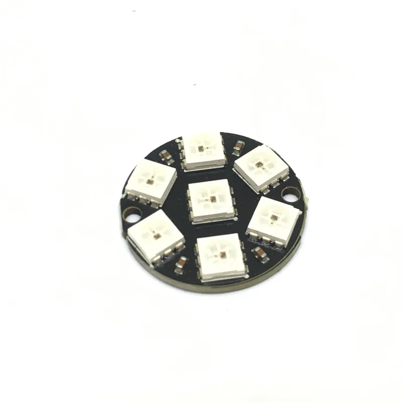7 бит X WS2812 5050 RGB светодиодная кольцевая лампа со встроенными
